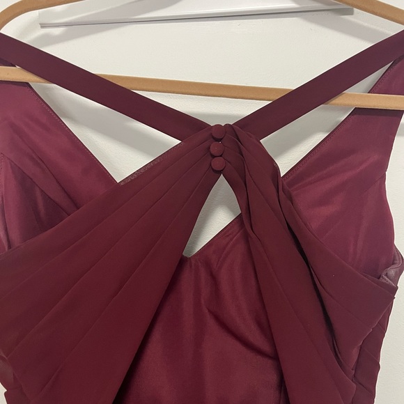 Sorella Vita Burgundy Gown - Picture 4 of 5